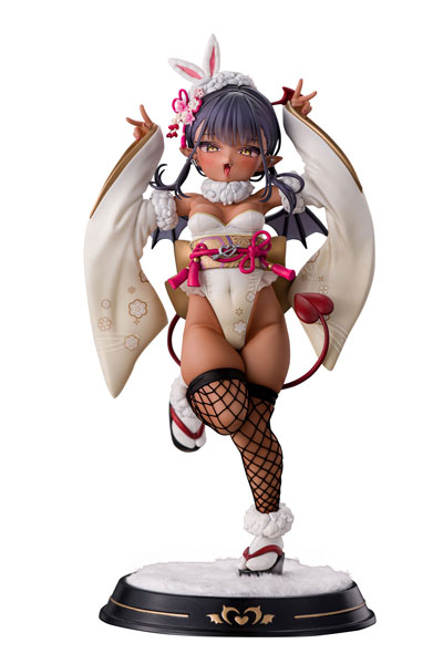 Kiwi Toys [Bonus] Tanned Succubus-chan Haregi Bunny Ver. Illustrated by Toranto 1/6 Complete Figure Regular Edition