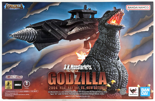 BANDAI SPIRITS S.H.MonsterArts Godzilla: Final Wars Godzilla (2004) Atomic Breath Ver. VS New Gotengo (Tamashii Web Shoten Exclusive) รูปภาพ 1