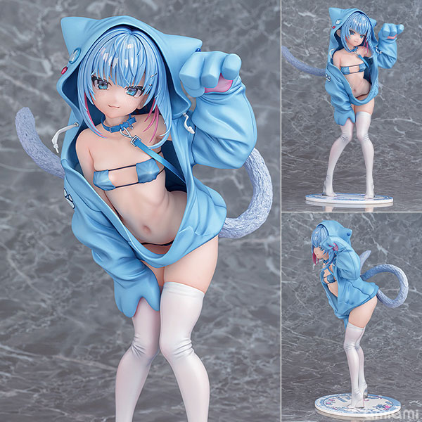 Phat Company virtual illustrator Kanzarin kanzarin-chan: Cat-Eared Hoodie Ver. 1/6 Complete Figure
