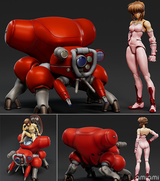 Max Factory PLAMAX minimum factory MF-94 Ghost in the Shell Motoko Kusanagi with Fuchikoma 1/20 Plastic Model