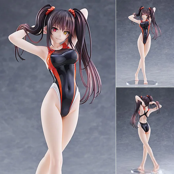 AMAKUNI Figurine Complète 1/7 Date A Live Kurumi Tokisaki Ver. Maillot de Compétition Silhouette Swimsuit image 1