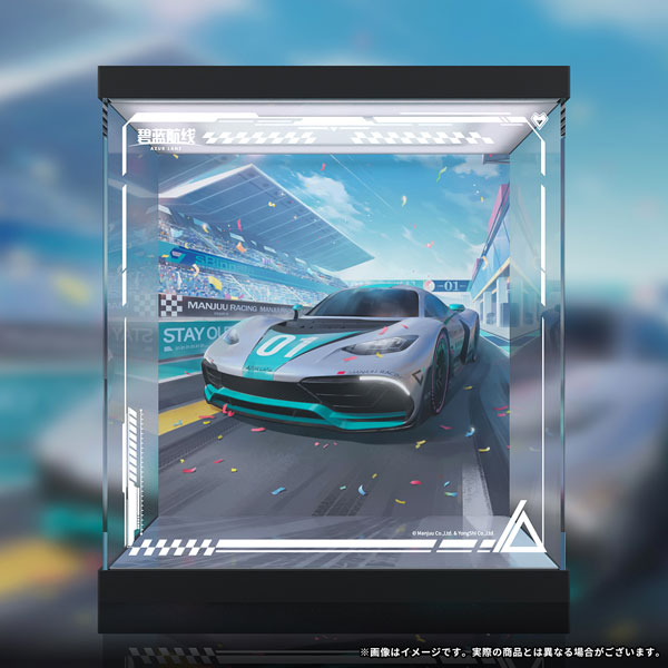 APEX Azur Lane Shinano Moonlit Chrome Ver. Special LED Acrylic Display Case image 1