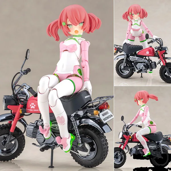 Kotobukiya Megami Device PUNI MOFU Racing Mao with Honda Z50J-1 Monkey Plastic Model