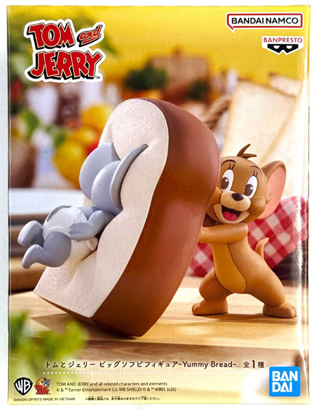 BANDAI SPIRITS Tom and Jerry Big Soft Vinyl Figure -Yummy Bread- (Game-prize) imagen 1