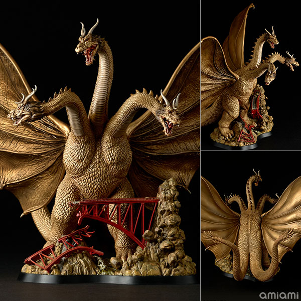 Kaiyodo ARTPLA SCULPTURE WORKS King Ghidorah Re: Imagination Plastic Model