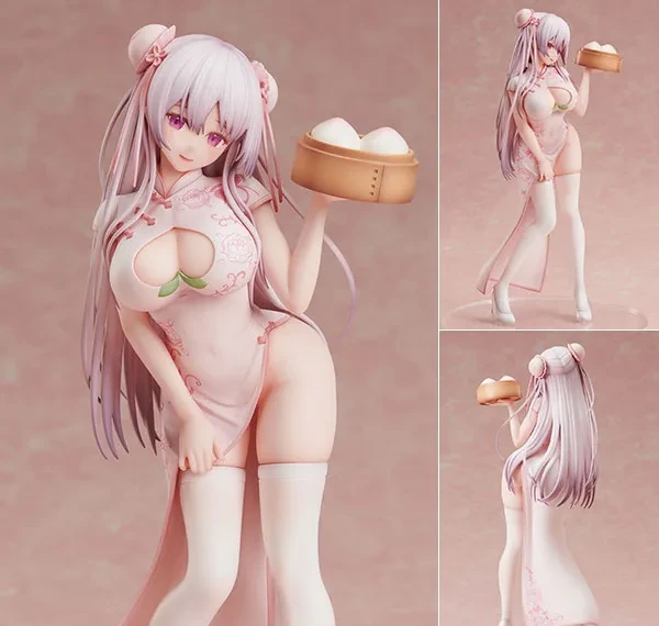 Union Creative miko Illustration "Momoman-chan" Complete Figure Bild 1