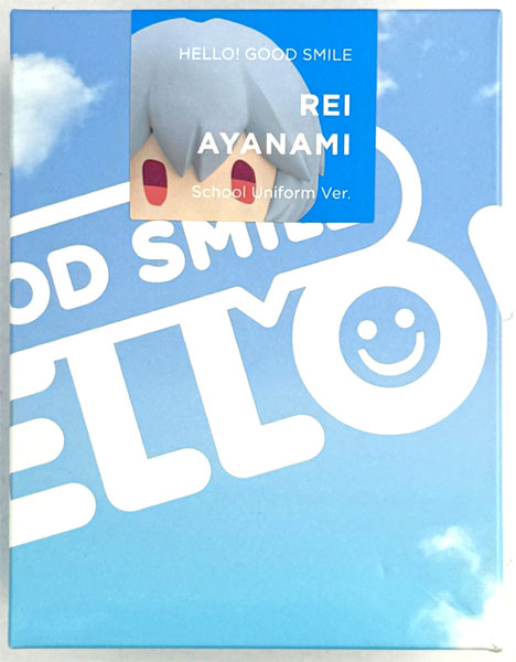 Good Smile Company HELLO! GOOD SMILE Rebuild of Evangelion Rei Ayanami School Uniform Ver. Posable Figure (Goodsmile Online Shop, EVANGELION STORE Exclusive)