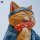 JXK Studio Tako-san Sausage Boss Cat A image 11