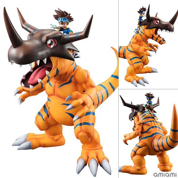 MegaHouse [Exclusive Sale] G.E.M. Series Digimon Adventure Greymon & Taichi Yagami Complete Figure