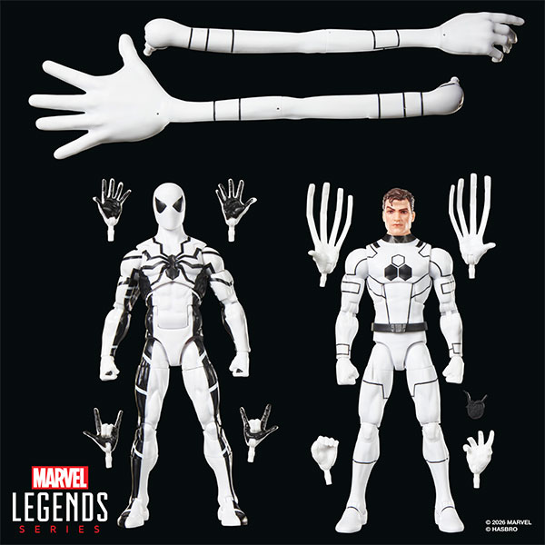 Hasbro Marvel Legend Series Fantastic Four Mr. Fantastic & Spider-Man