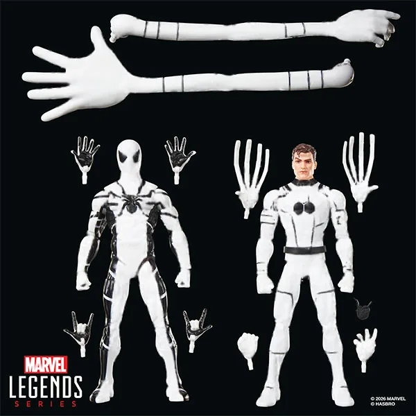 Hasbro Marvel Legend Series Fantastic Four Mr. Fantastic & Spider-Man imagen 1