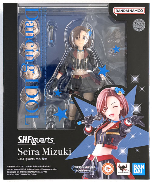 BANDAI SPIRITS S.H.Figuarts "THE IDOLM@STER" Series Seira Mizuki [w/Asobi Store Original Clip Stand] (Asobi Store Exclusive)