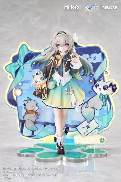 RIBOSE [Exclusive Sale] [Bonus] RISE UP+ Honkai: Star Rail Chibi Cat Series Figure Firefly Ver. Complete Figure