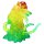 CCP JAPAN MSS Godzilla EX Vol. 18 Biollante Rose Form Poster Image Clear Ver. รูปภาพ 4