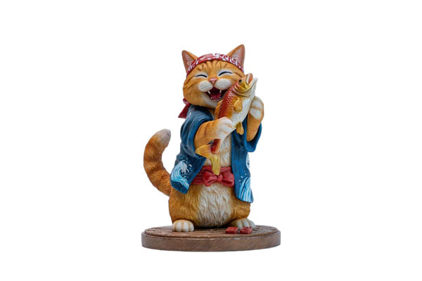 JXK Studio Boss Cat with a Sea Bream A