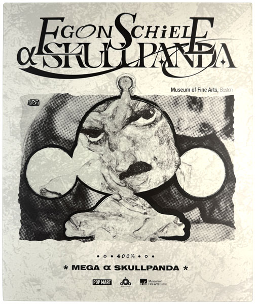 POPMART MEGA alpha SKULLPANDA 400% Egon Schiele