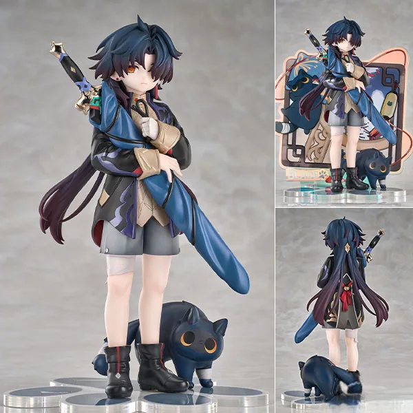 RIBOSE [Vente Exclusive] [Bonus] RISE UP+ Honkai: Star Rail Série Chat Chibi Figurine Blade Ver. Figurine Complète image 1