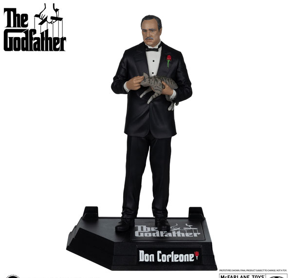 McFarlane Toys ムービー・マニアックス 6インチ ポーズドスタチュー ドン・ヴィトー・コルレオーネ 映画「ゴッドファーザー」 画像 1