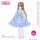 Azone 1/6 PNXS リュミエールワンピースドレス ライトブルー×ホワイト (ドールアクセサリー) 画像 3