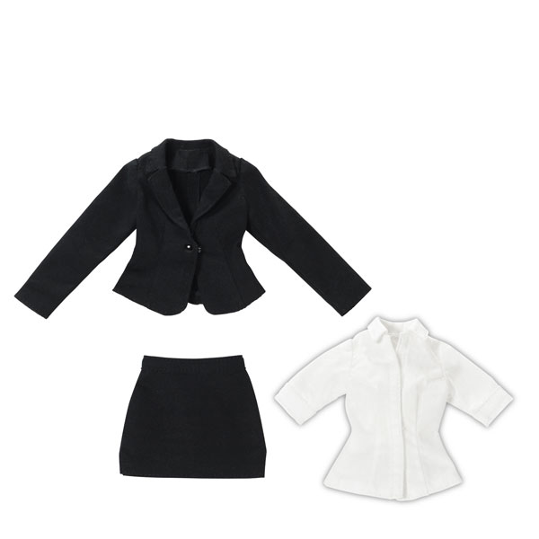Azone 1/6 Q'z Tight Mini Suit set Black x White (DOLL ACCESSORY)