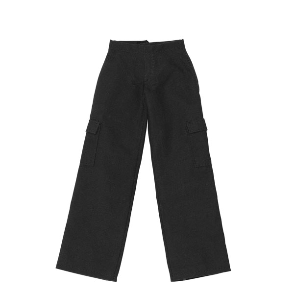 Azone 1/6 Q'z Straight Cargo Pants Black (DOLL ACCESSORY)