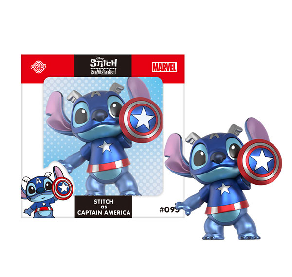 Hot Toys 코스비 마블 #095 스티치 / 캡틴 아메리카 (메탈릭) [스티치 팬-시네이션 / 마블 스티치] 이미지 1