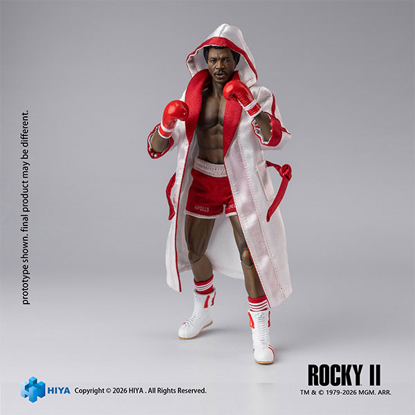 Hiya Toys ロッキー2 1/12 アクションフィギュア アポロ・クリード 画像 1
