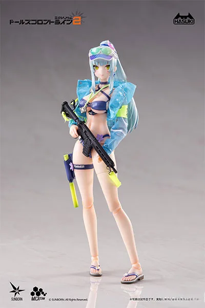 HASUKI pocket art PA013 Girls' Frontline 2: Exilium Klukai: Cerulean Breaker Ver. Reguläre Edition 1/12 Vollständiges Modell Actionfigur Bild 1