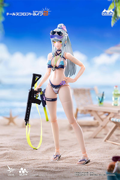 HASUKI pocket art PA013 소녀전선 2: 추방 클루카이: Cerulean Breaker Ver. 디럭스 에디션 1/12 완성품 액션 피규어