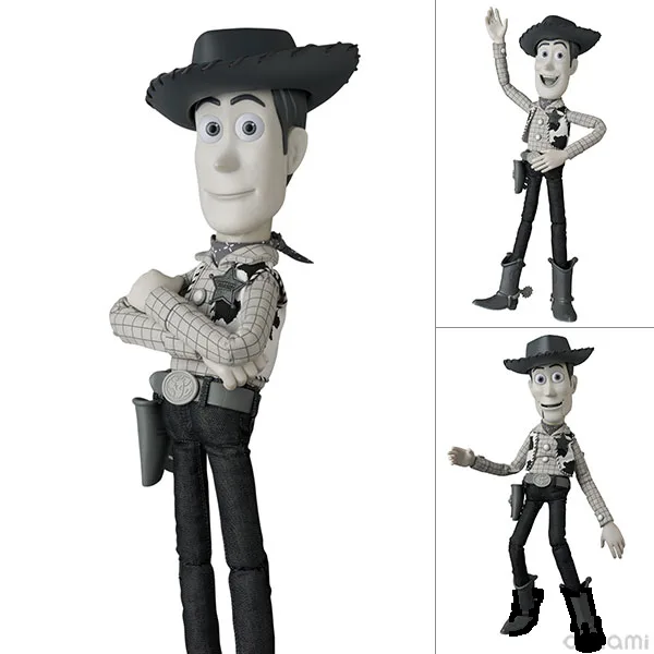 Medicom Toy ULTIMATE WOODY Ver. B&N "TOY STORY" imagen 1