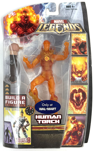 Hasbro Marvel Legends BUILD A FIGURE COLLECTION ARES Series Human Torch