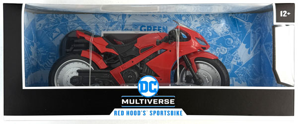 McFarlane Toys DC 멀티버스 / 레드 후드 아웃로: 레드 후드 스포츠 바이크 7인치 스케일 비히클 이미지 1