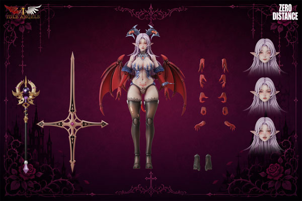 ZERO DISTANCE x Idle Angels Fallen Angel Lucifer 1/12 Scale Posable Figure Regular Edition 圖片 1