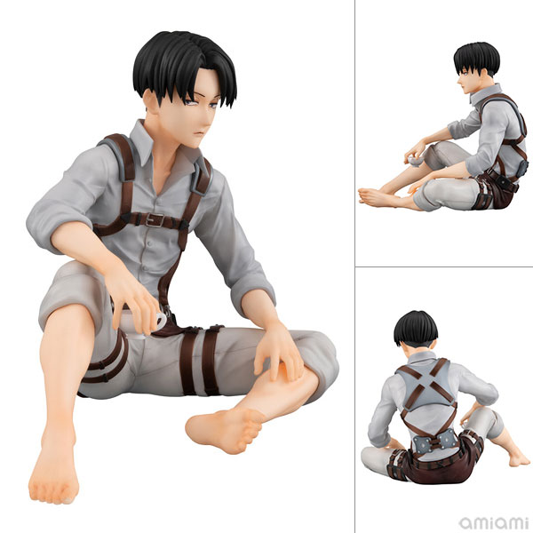 MegaHouse G.E.M. Series Attack on Titan Palm Size Captain Levi Complete Figure