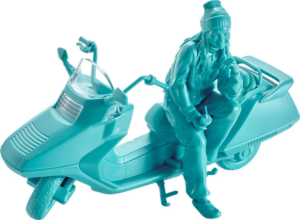 Max Factory PLAMAX MF-102 Rider's portrait Honda Fusion Turquoise 1/20 Plastic Model