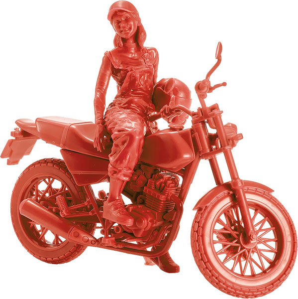 Max Factory PLAMAX MF-103 Rider's portrait Honda FTR 223 Red 1/20 Plastic Model