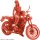Max Factory PLAMAX MF-103 Rider's portrait Honda FTR 223 Rot 1/20 Plastikmodell Bild 2