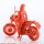 Max Factory PLAMAX MF-103 Rider's portrait Honda FTR 223 Rot 1/20 Plastikmodell Bild 4