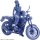 Max Factory PLAMAX MF-103 Rider's Portrait Honda FTR 223 Blau 1/20 Plastikmodell Bild 2