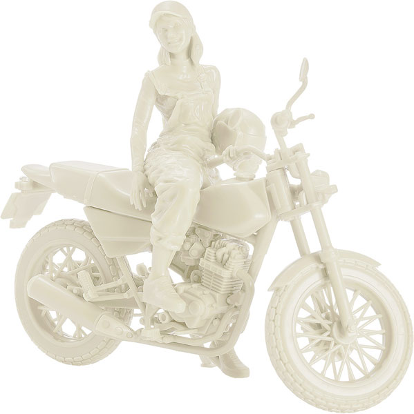 Max Factory PLAMAX MF-103 라이더즈 포트레이트 혼다 FTR 223 화이트 1/20 프라모델