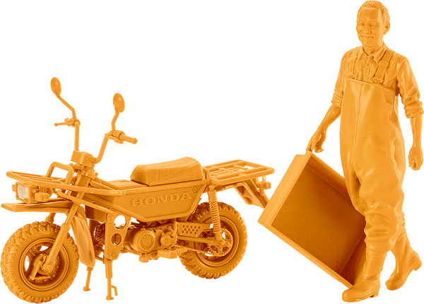 Max Factory PLAMAX MF-104 Rider's portrait Honda MOTRA Yellow 1/20 Plastic Model