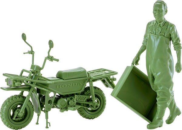Max Factory PLAMAX MF-104 Rider's portrait Honda MOTRA Green 1/20 Plastic Model