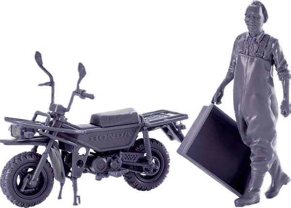 Max Factory PLAMAX MF-104 Rider's portrait Honda MOTRA Wisteria 1/20 Plastic Model image 1