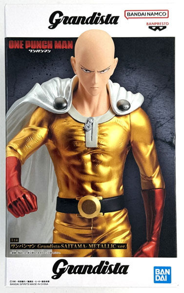 BANDAI SPIRITS One-Punch Man Grandista-SAITAMA- METALLIC ver. (Game-prize) Bild 1