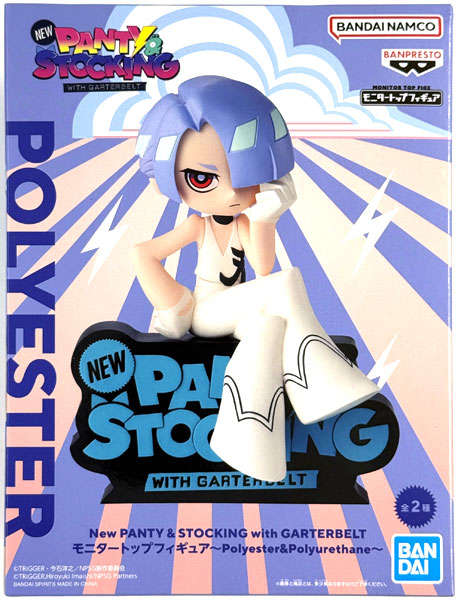 BANDAI SPIRITS New パンティ&ストッキングwithガーターベルト モニタートップフィギュア -ポリエステル&ポリウレタン- ポリエステル 画像 1