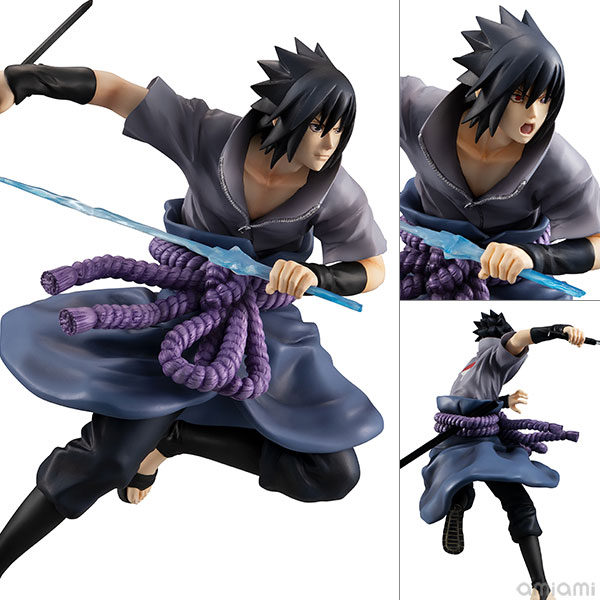 MegaHouse [Exclusive Sale] G.E.M. Series NARUTO Shippuden Sasuke Uchiha Shinobi World War Ver. Complete Figure