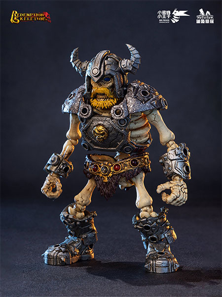 Yototoy [Bonus] YTSS-004 Skeleton Berserker 1/12 Scale Posable Figure imagen 1