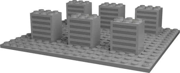Good Smile Company BRICKROID Building A + Base Set
