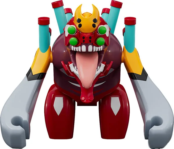 Good Smile Company BRICKROID Rebuild of Evangelion Evangelion Production Model-02: The Beast Posable Figure รูปภาพ 1