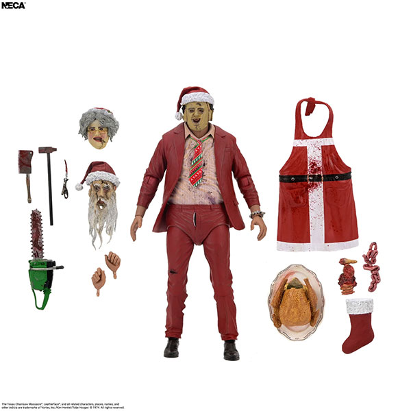 Neca Texas Chainsaw Massacre / Santa Leatherface Ultimate 7 Inch Action Figure